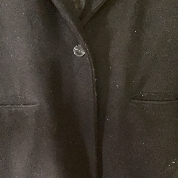 Long & Warm Black Pea Coat - Picture 7 of 12